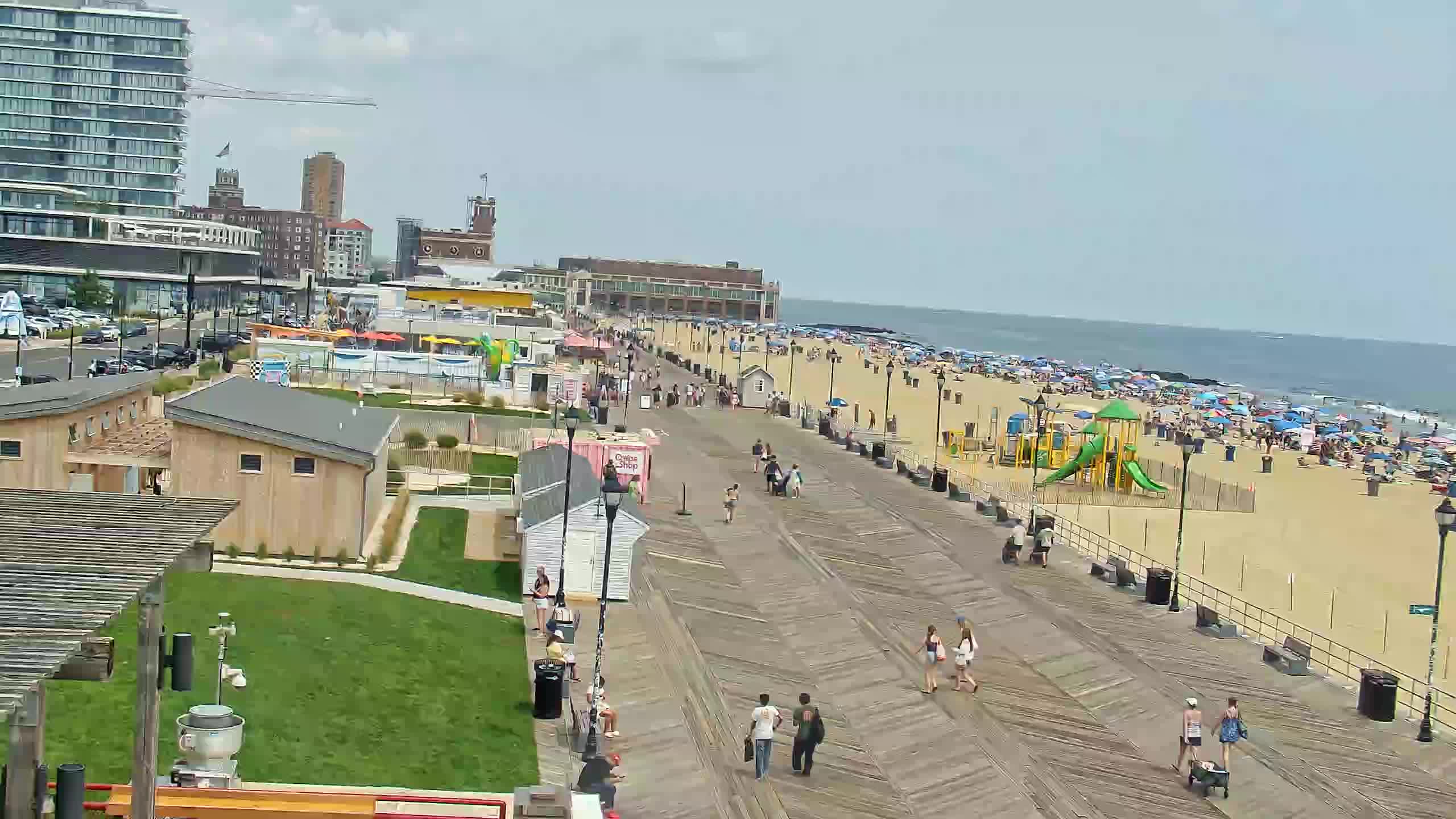 webcam Asbury Park Boardwalk