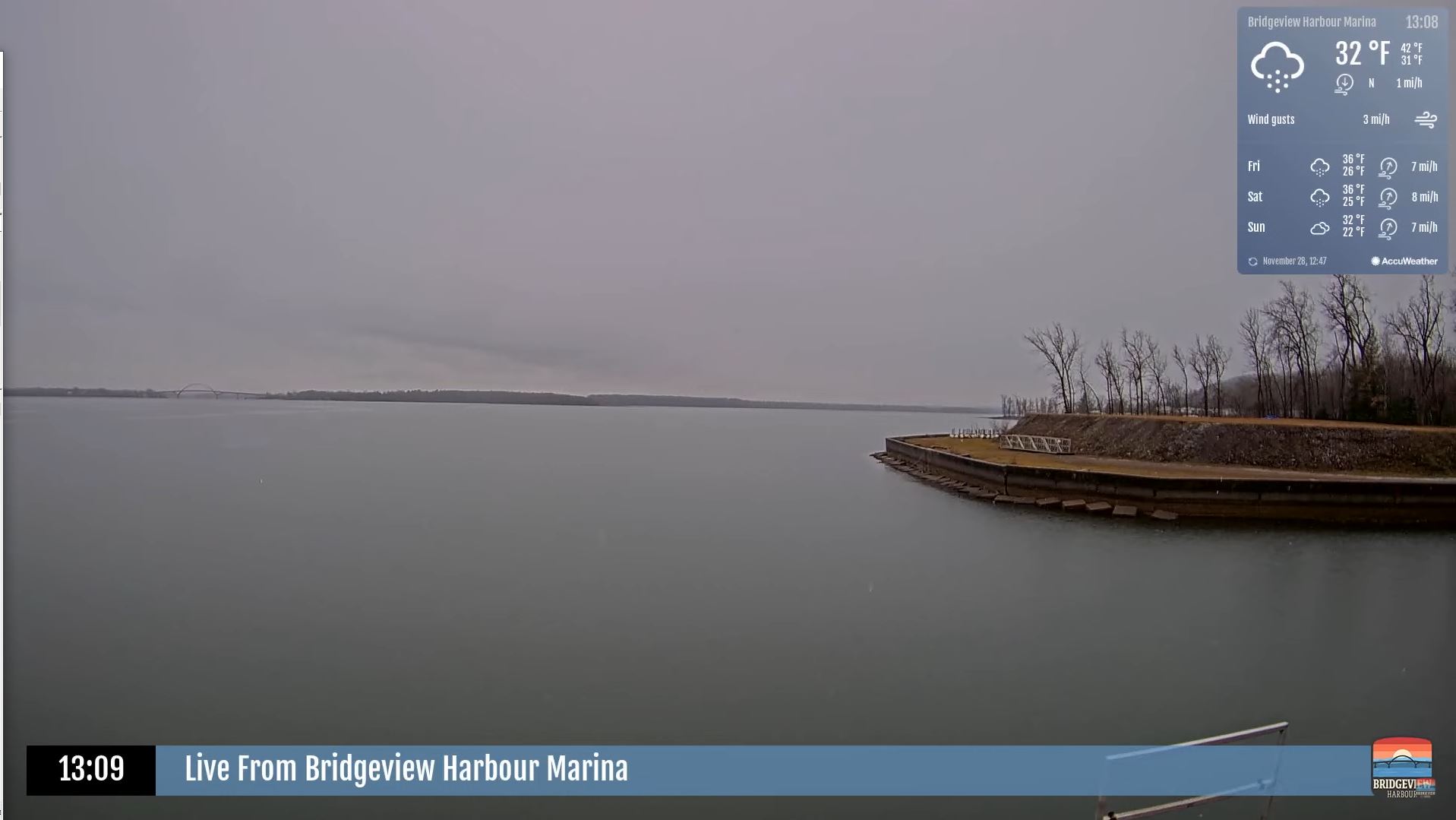 webcam Bridgeview Harbor Marina