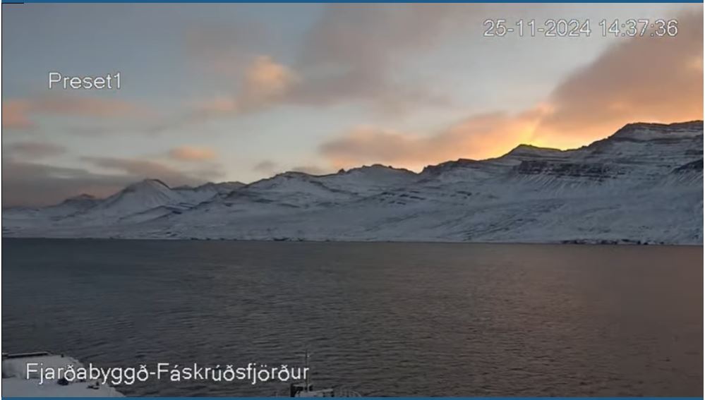 webcam Borgarfjorour Eystri