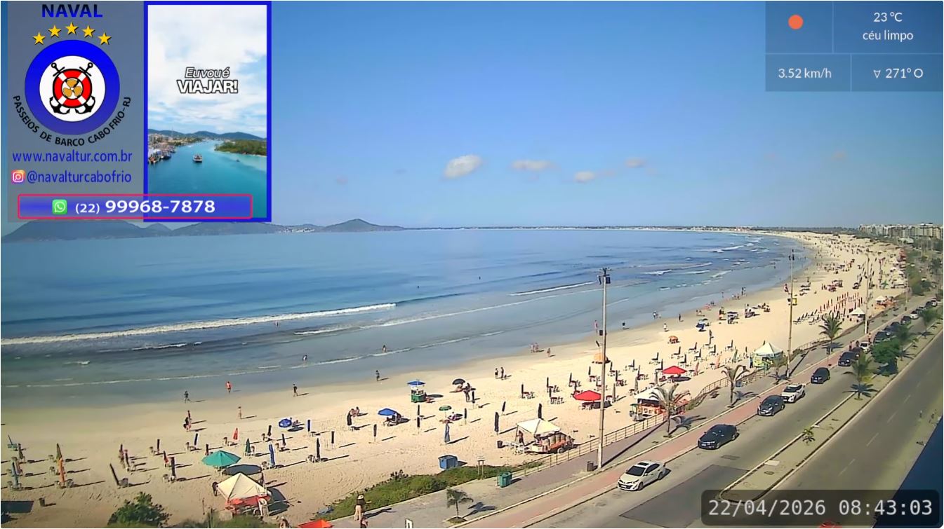 webcam Cabo Frio