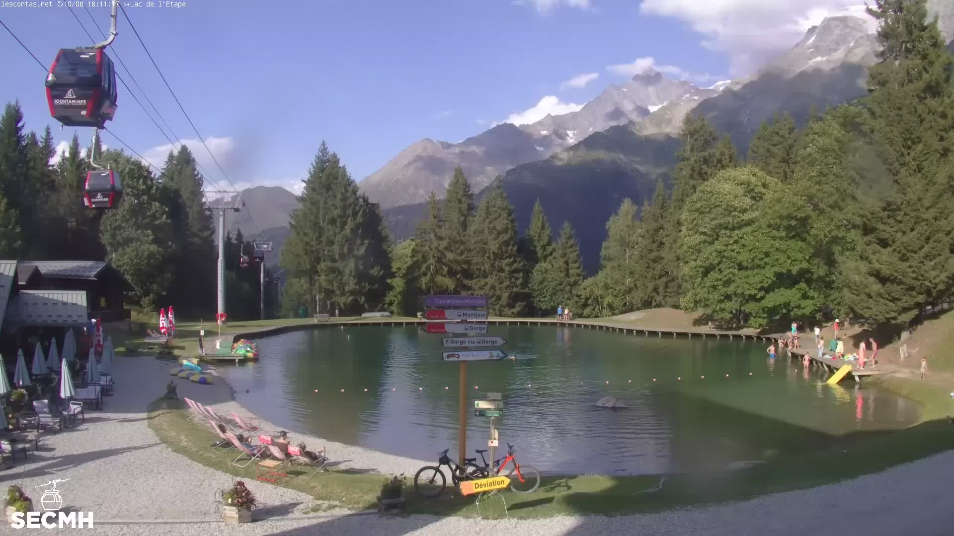 webcam Domaine skiable - Les Contamines-Montjoie