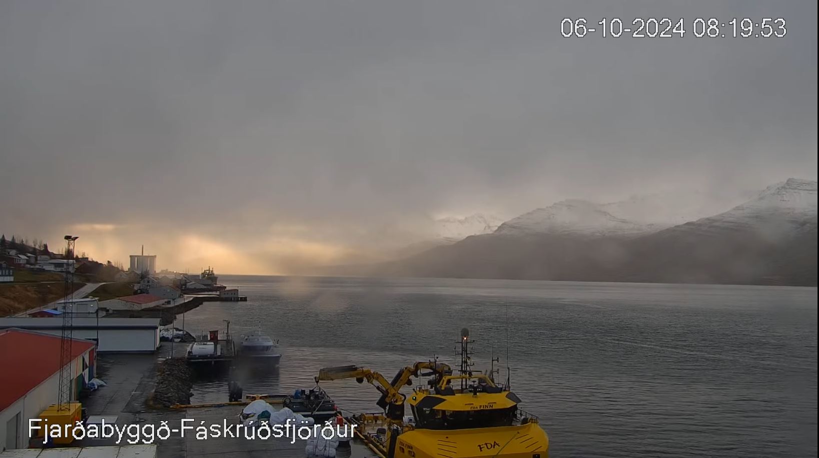 webcam Faskruosfjordur