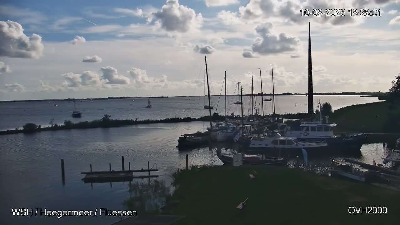 webcam Heegermeer/Fluessen Heeg/WSH