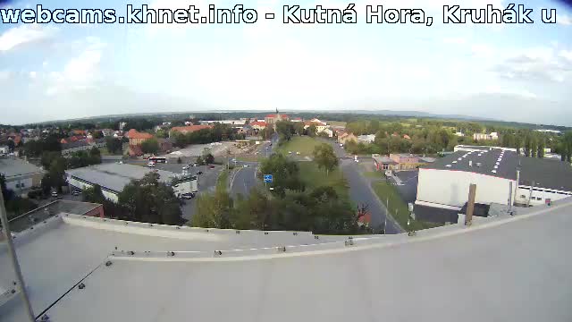 webcam khnet.info: kruhový objezd v Kutné Hoře