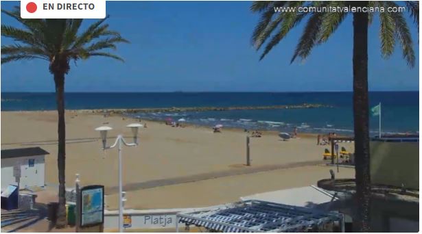 webcam La Pobla de Farnals