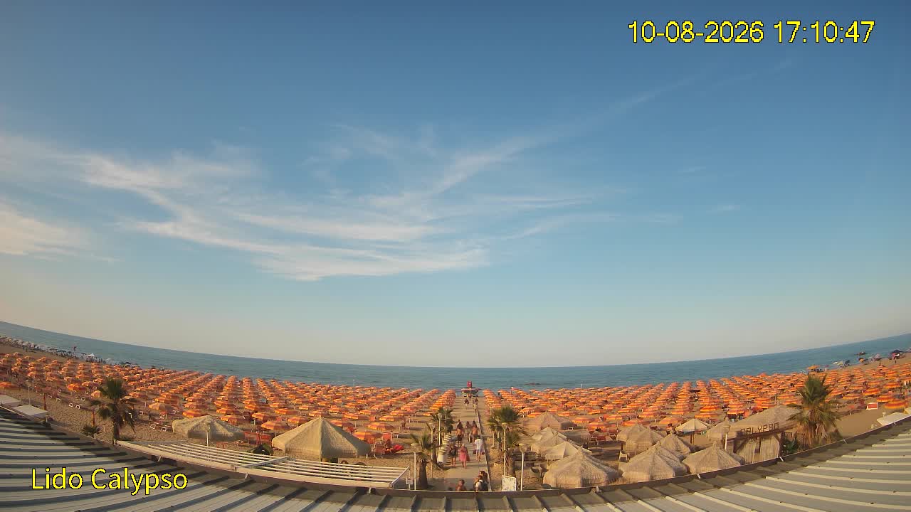 webcam Lido_Calypso_Spiaggia