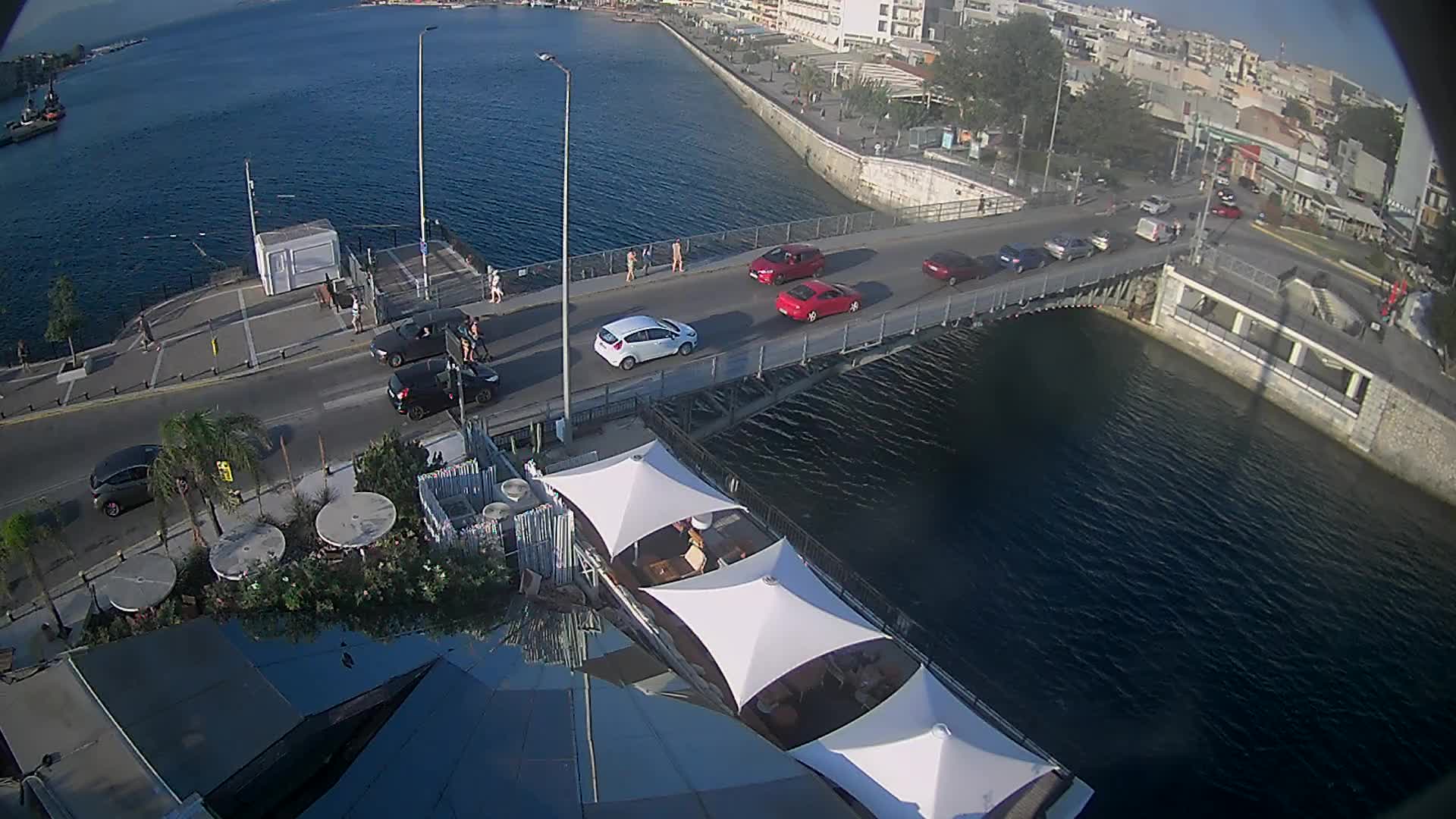 webcam Old Evripos Bridge