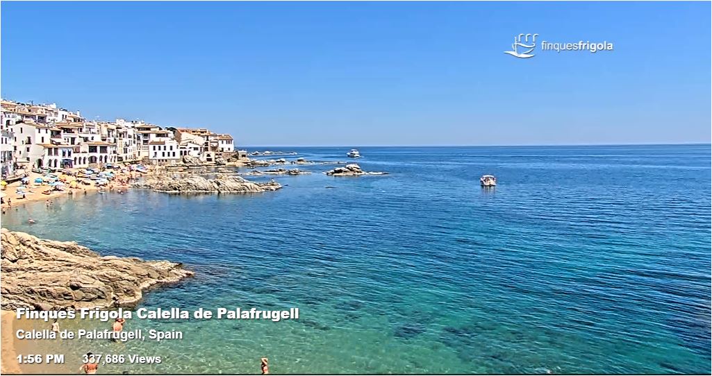 webcam Calella de Palafrugell