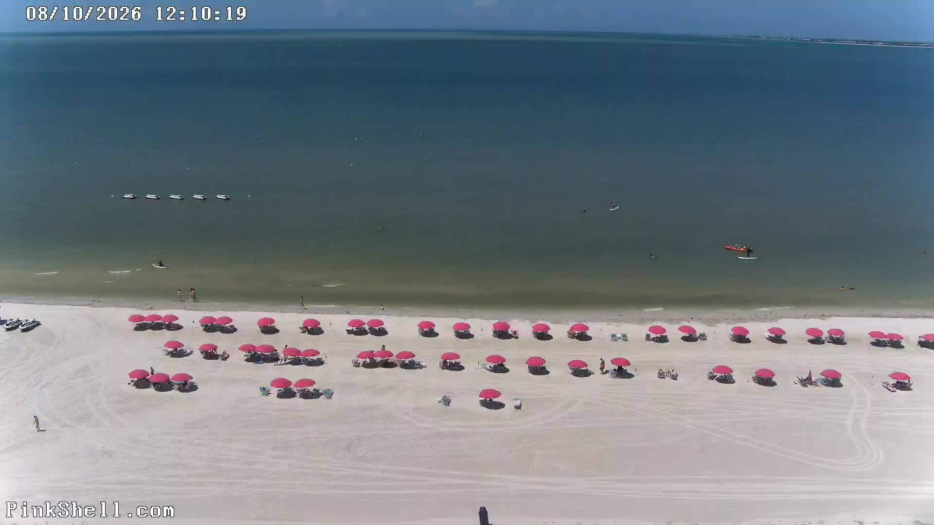 webcam Pink Shell Beach Resort & Marina beach