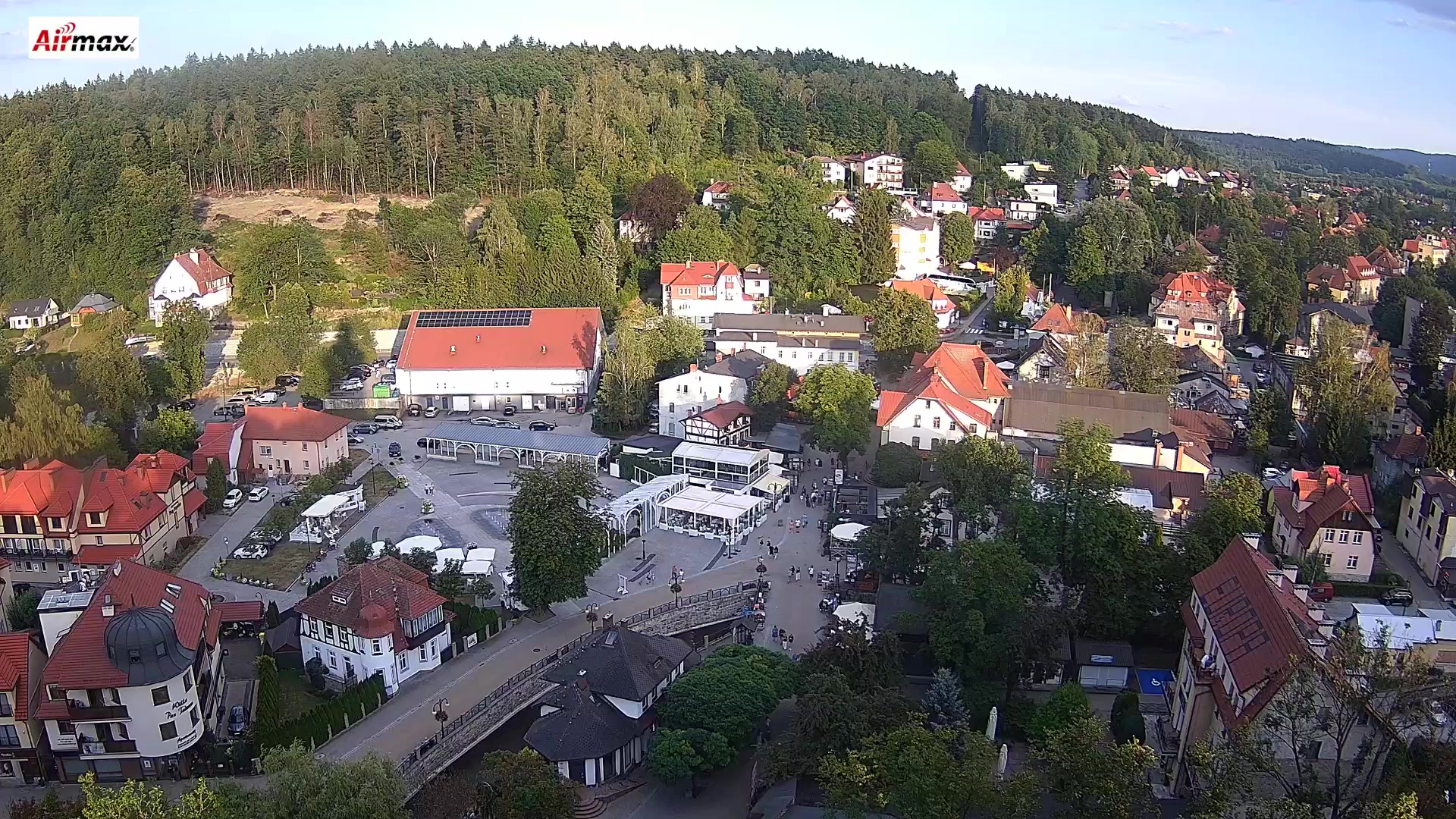 webcam Polanica Zdrój Deptak