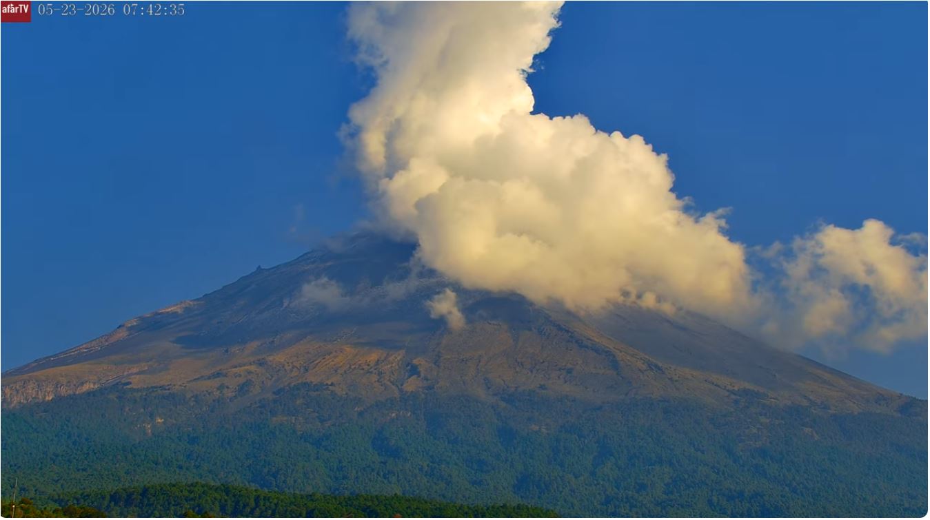 webcam Popocatepetl