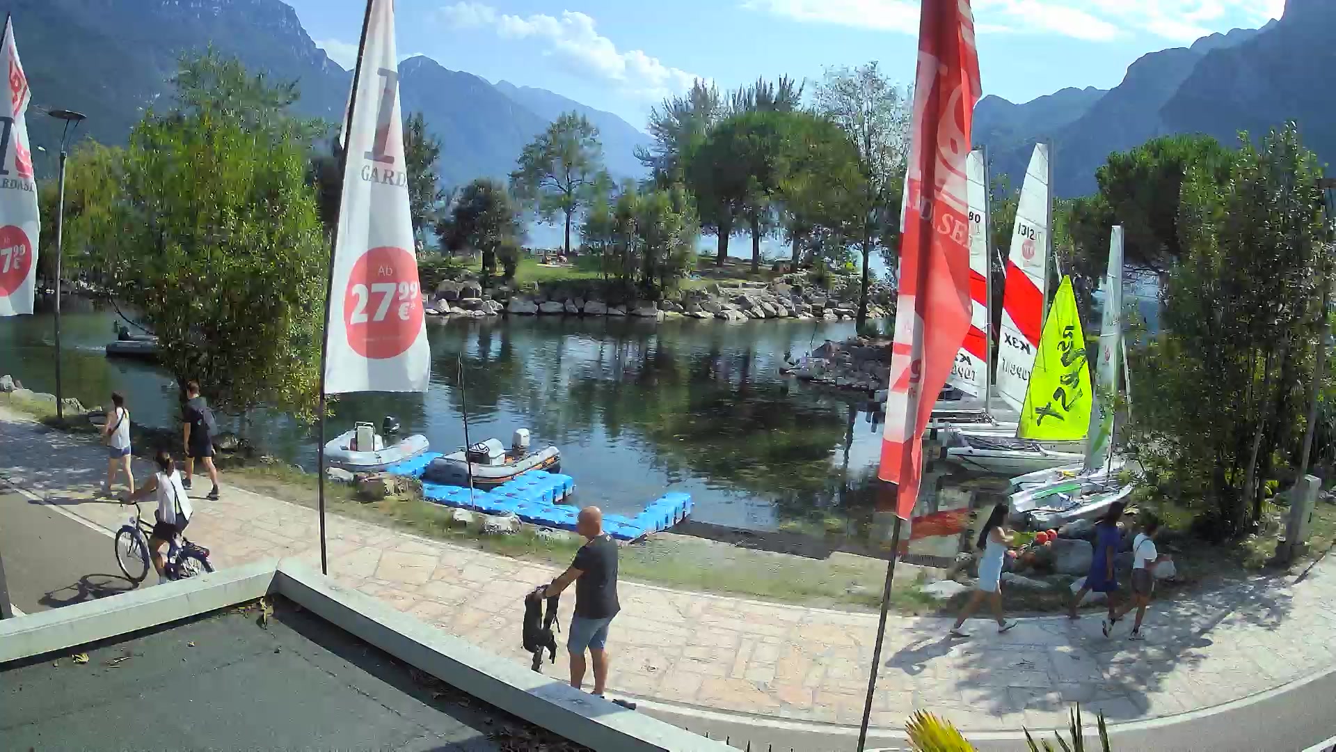 webcam Torbole Segnana Sailing du lac