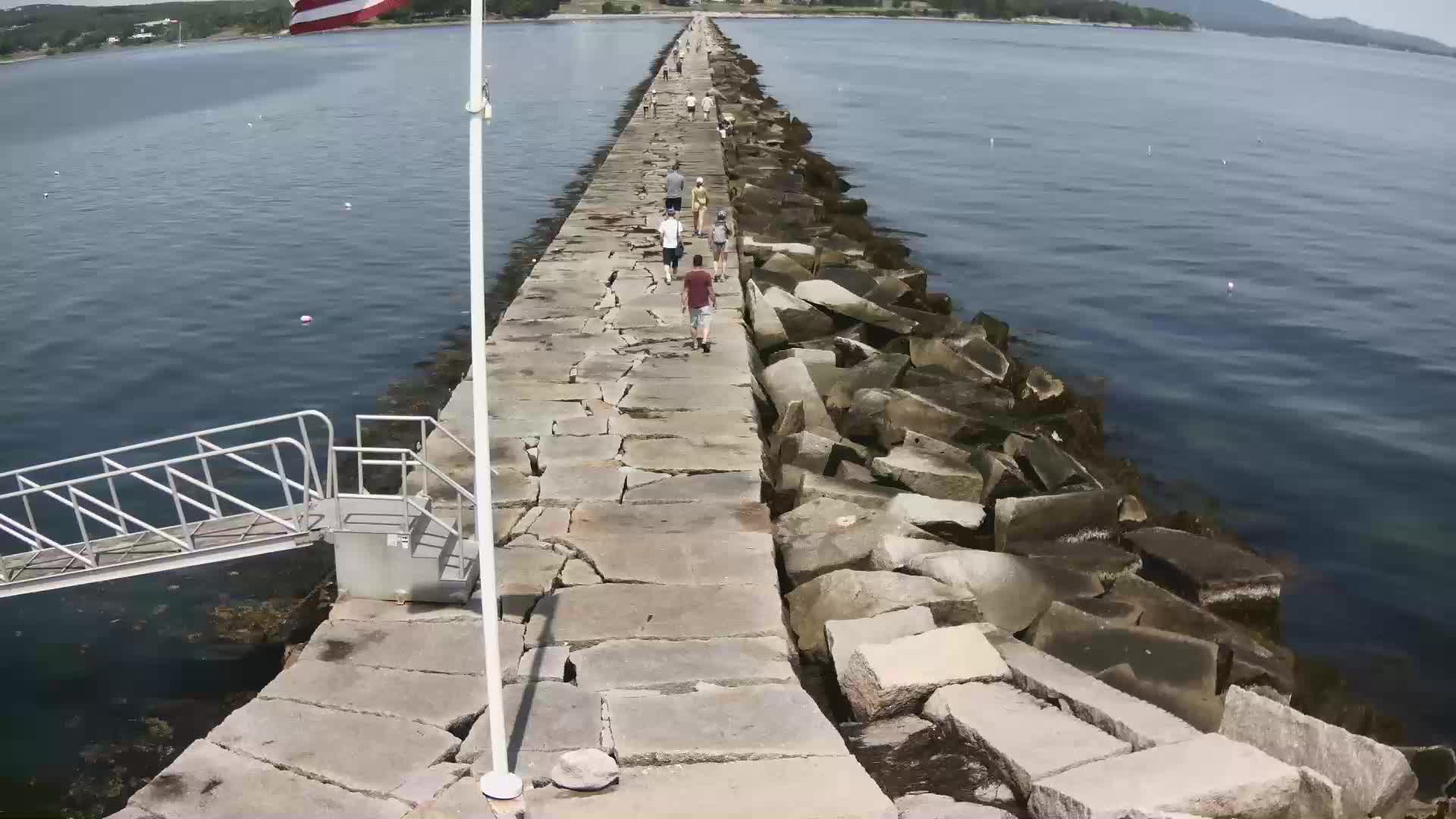 webcam Rockland Breakwater