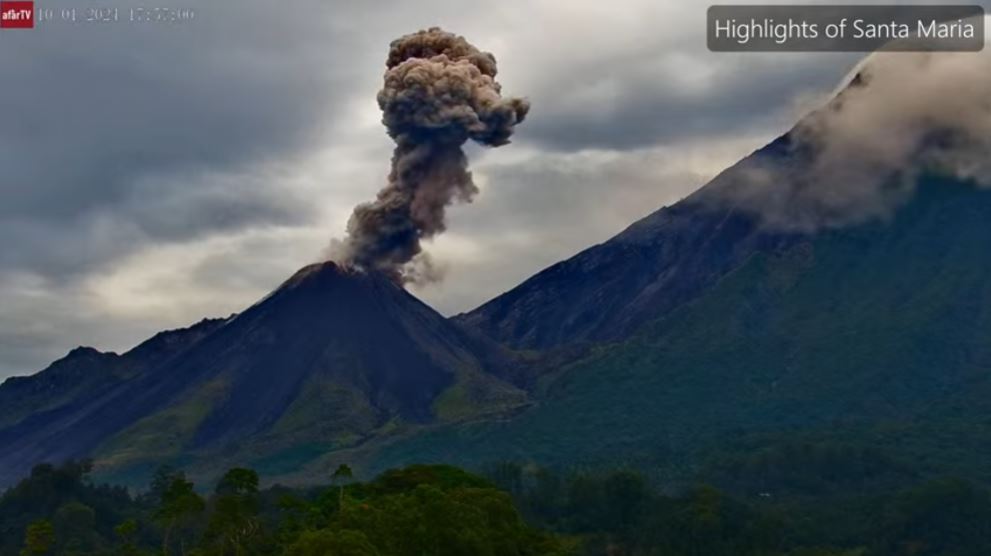 webcam Santa Maria Volcano - Santiaguito