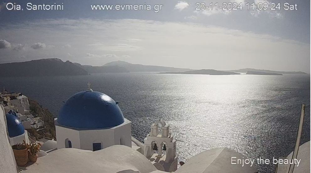 webcam Santorini