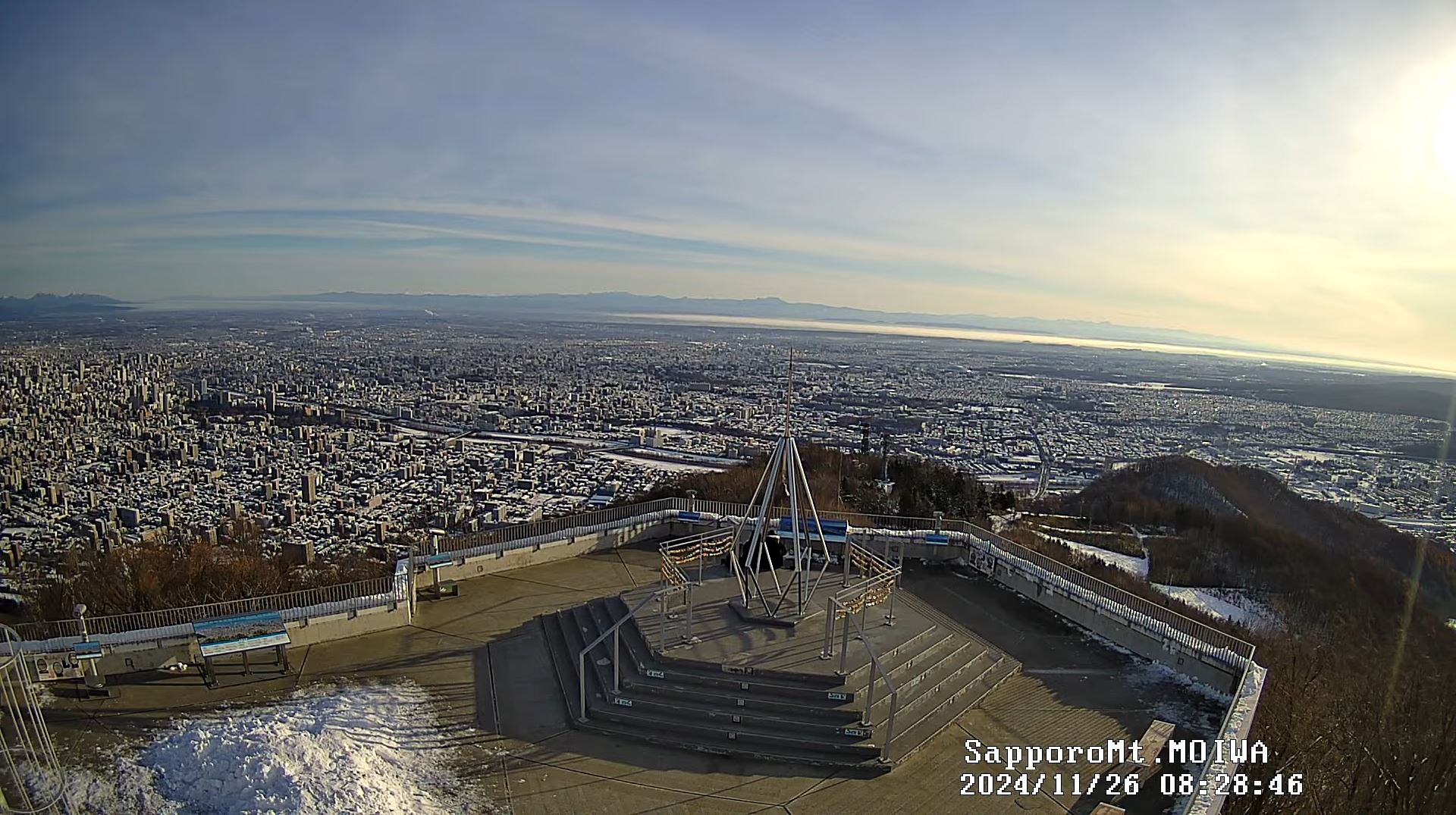 webcam Sapporo - Mont Moiwa