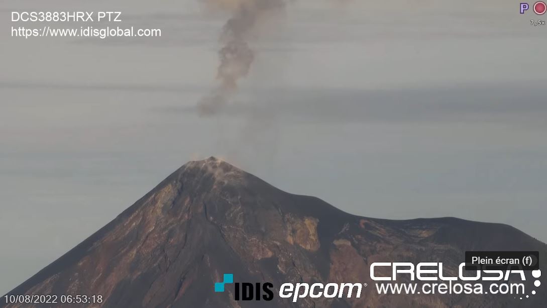 webcam Volcan Fuego