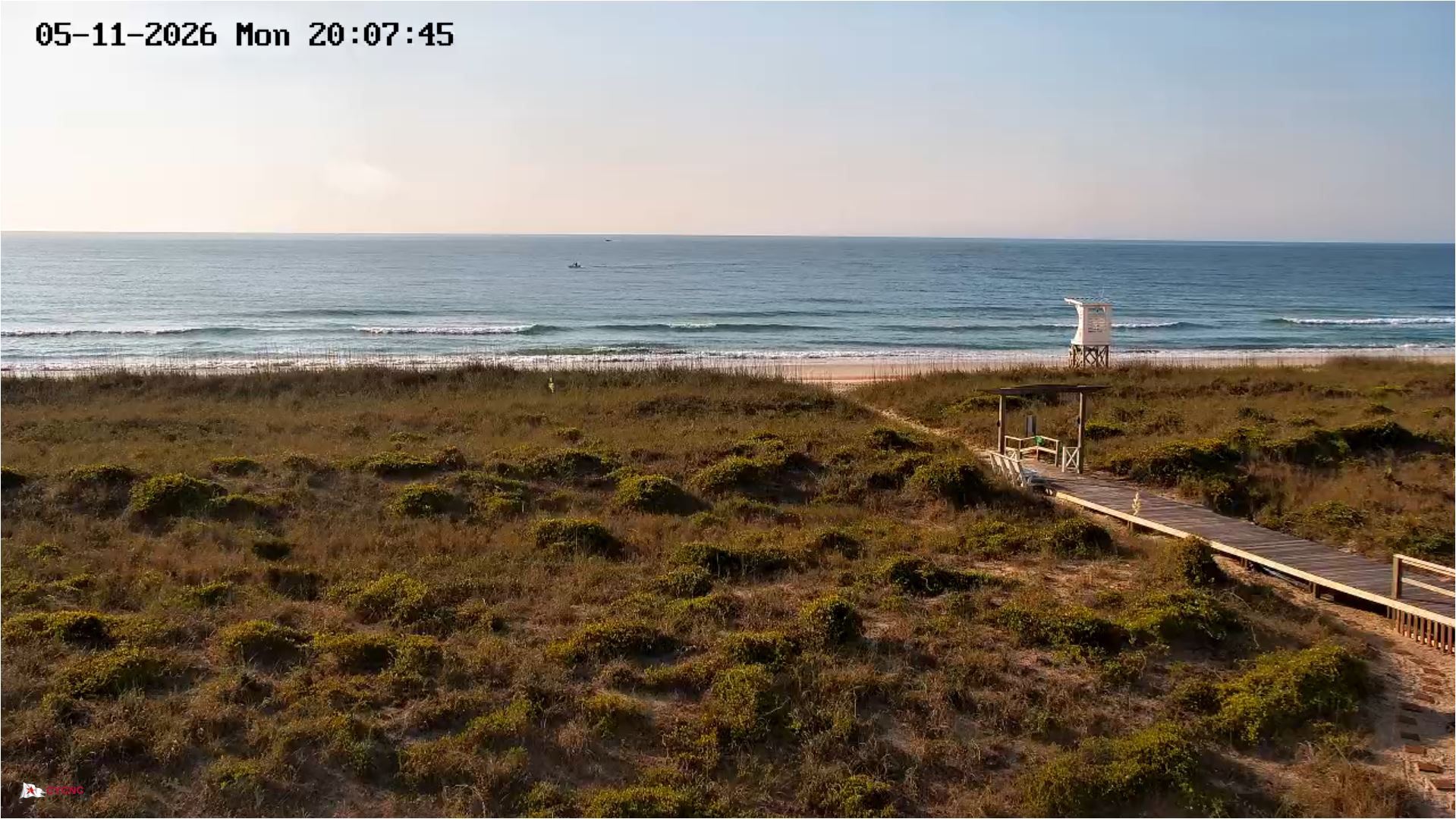 webcam Wrightville Beach
