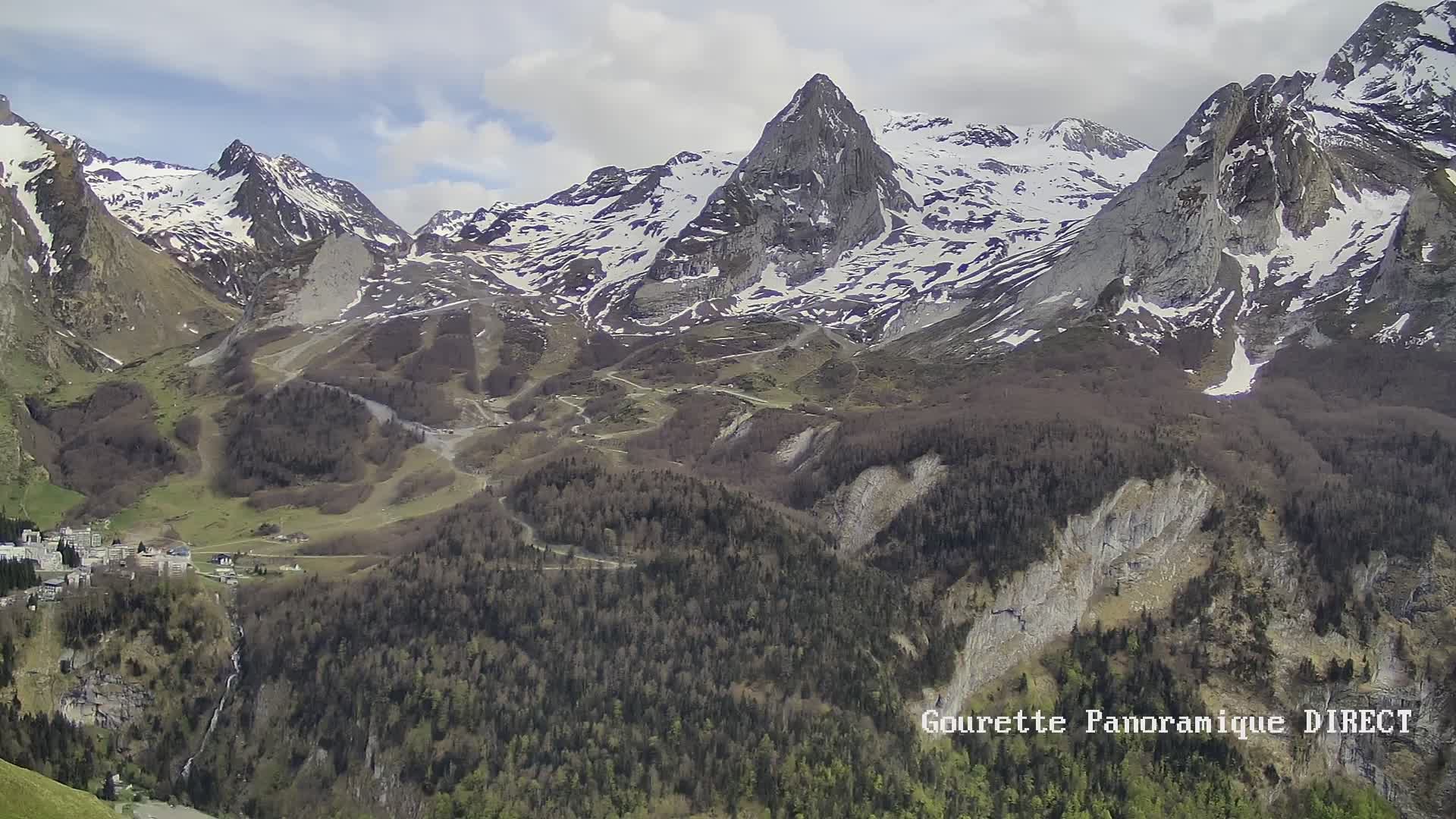 webcam Gourette - Panoramique