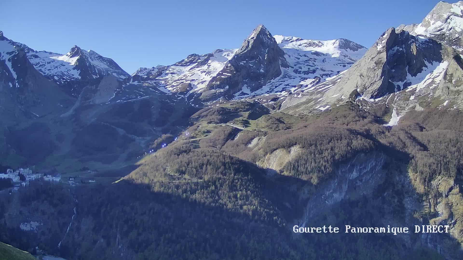 Webcam en Cirque de Gourette - Panoramique