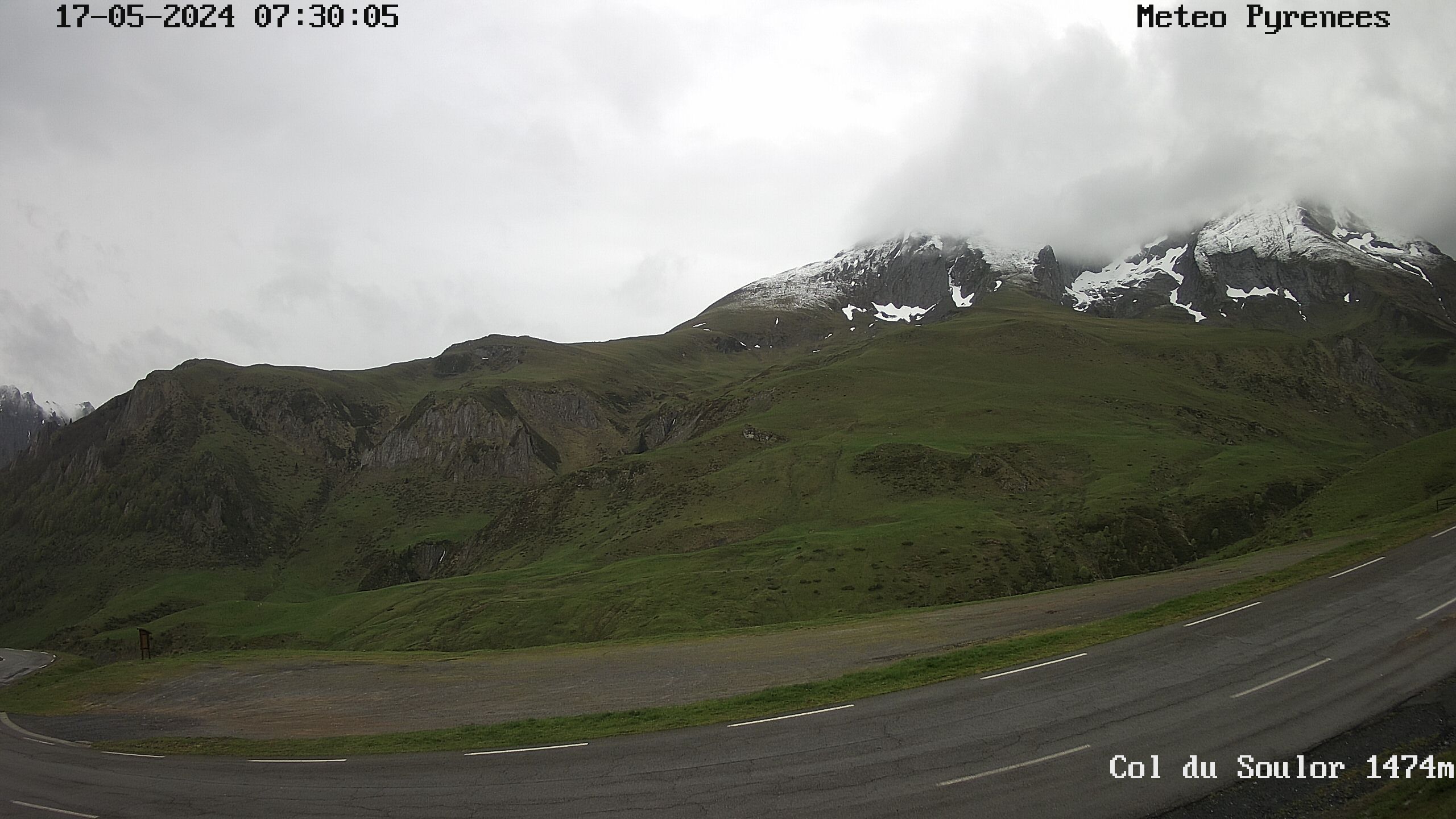 <h2>Webcam située au niveau du col de Soulor dans les Hautes Pyrénées</h2>
